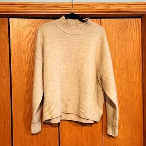 H&M mock turtleneck,  camel colored,  size medium.
